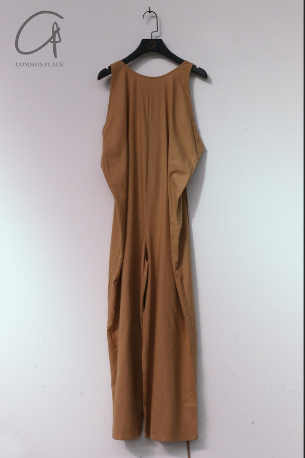 BASERANGE Outai Jumpsuit JUOT-RS-000 Brown